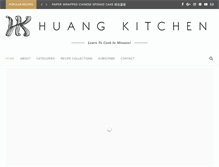 Tablet Screenshot of huangkitchen.com